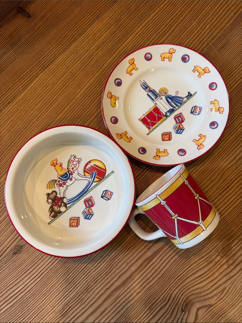 1992 Tiffany & Co.- Tiffany Toys Pattern Made in England by Mason’s Ironstone